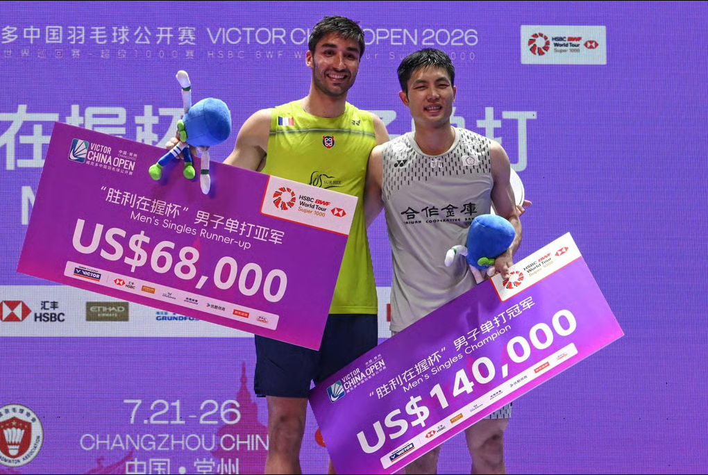 Chou Tien Chen Juara China Open 2026
